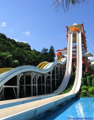 甘肃天水水上乐园 水滑梯与儿童组合滑梯的欢乐体验
